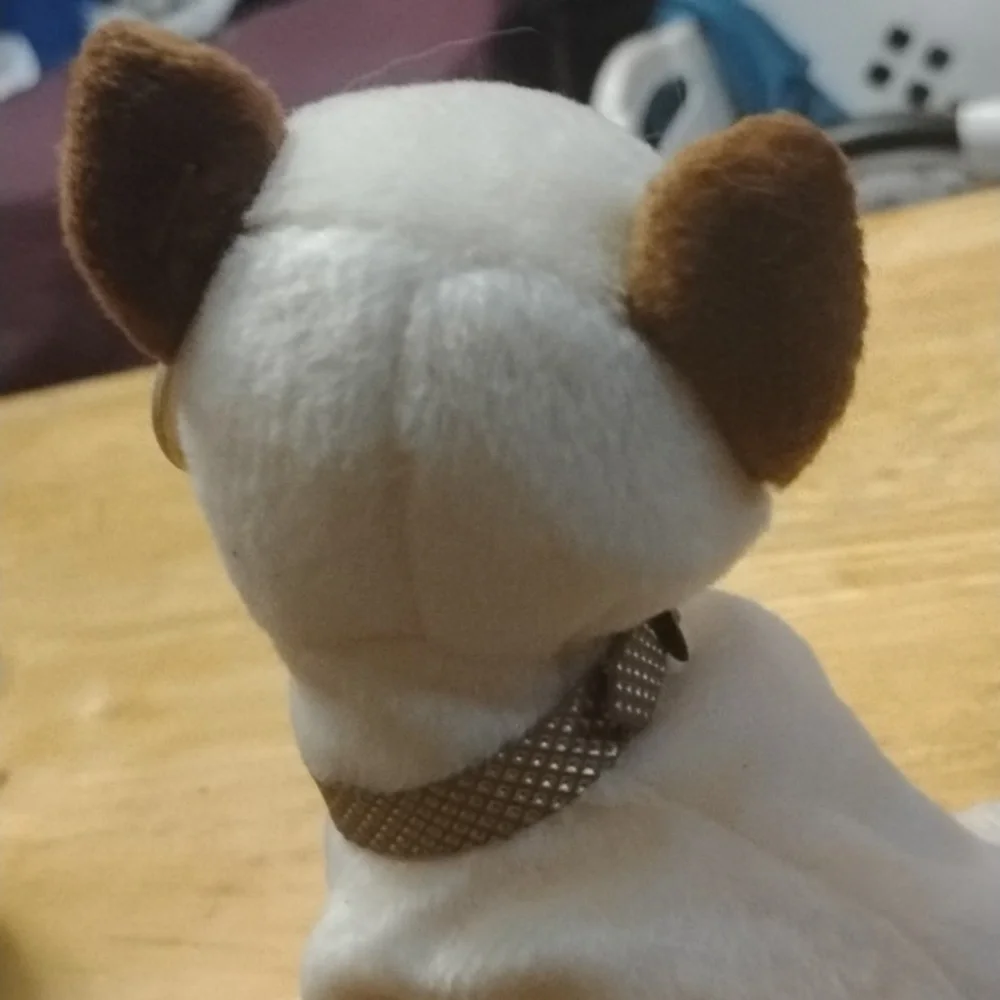 TY Beanie Babies Brown and Cream Dog Plush